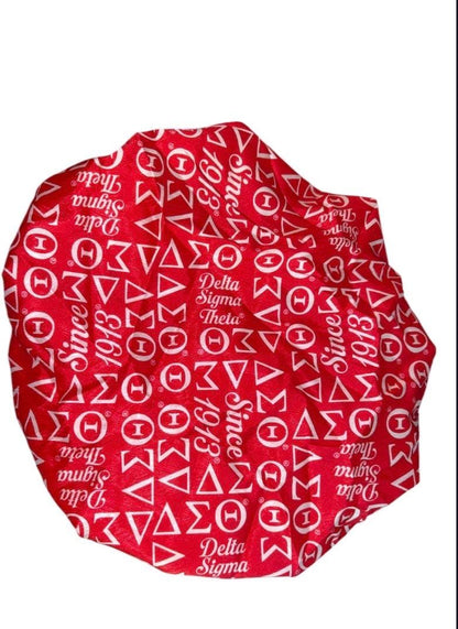 Sorority Satin Hair Bonnet | AKA, Delta, Zeta & SGRho Colors
