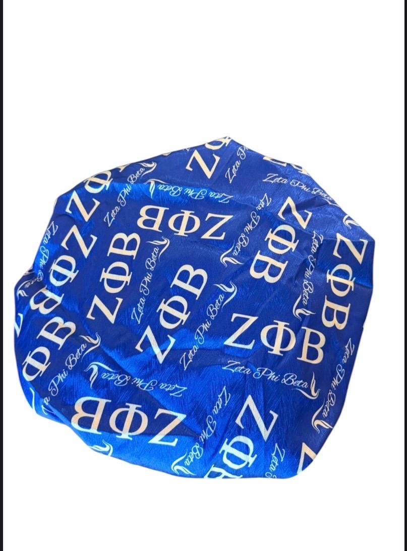Sorority Satin Hair Bonnet | AKA, Delta, Zeta & SGRho Colors