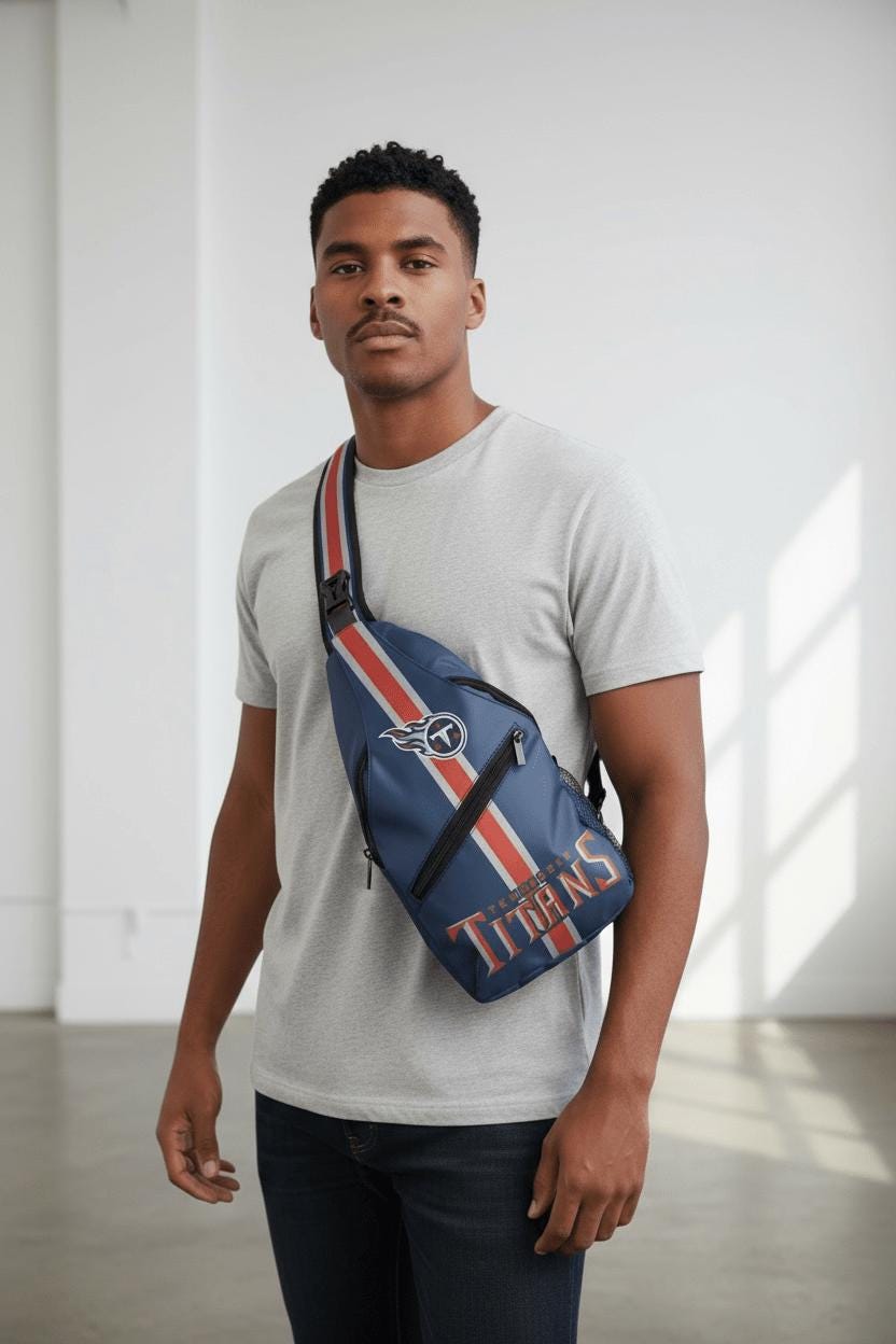 Tennessee Titans Crossbody Sling Bag