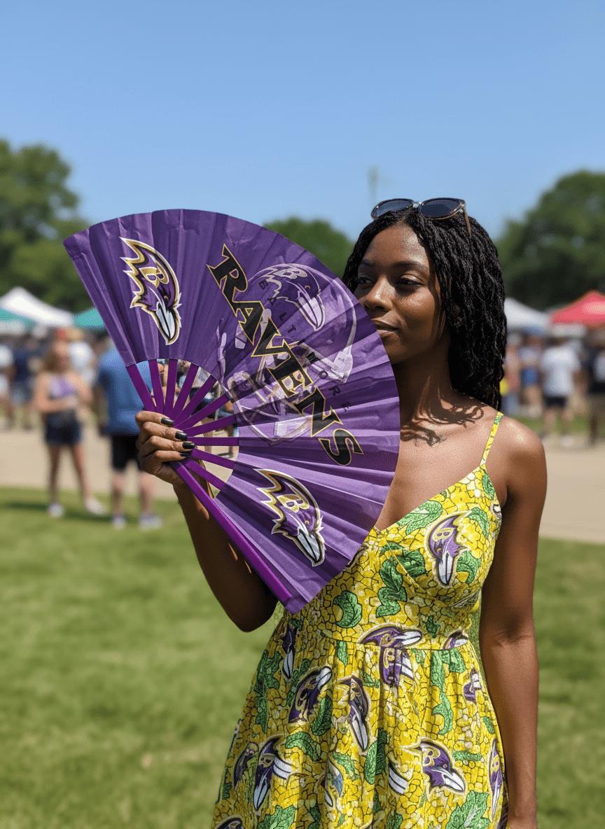 Ravens Fan - Staying Cool