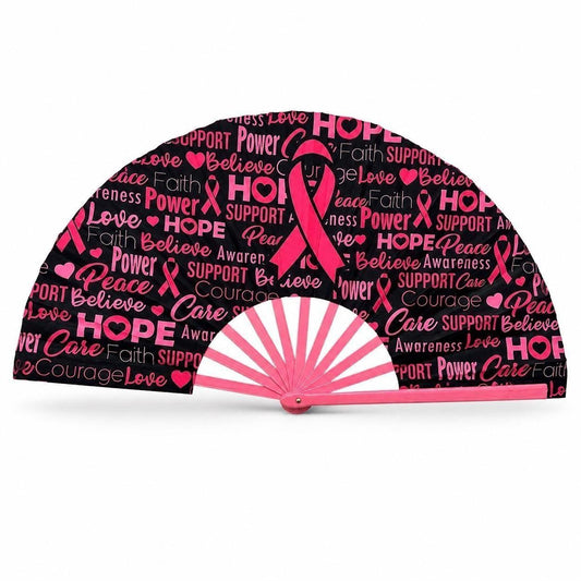 Breast Cancer Awareness Hand Fan