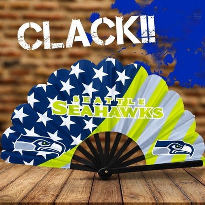 Seattle Seahawks Hand Fan: NFL Football Game Day Accessory