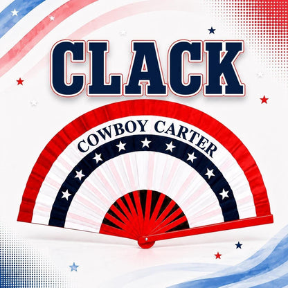 Cowboy Carter Clack Fan: Double Sided Concert Fan