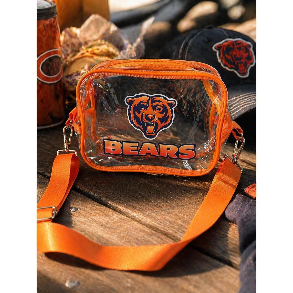 Chicago Bears Clear Stadium Cross-Body Bag