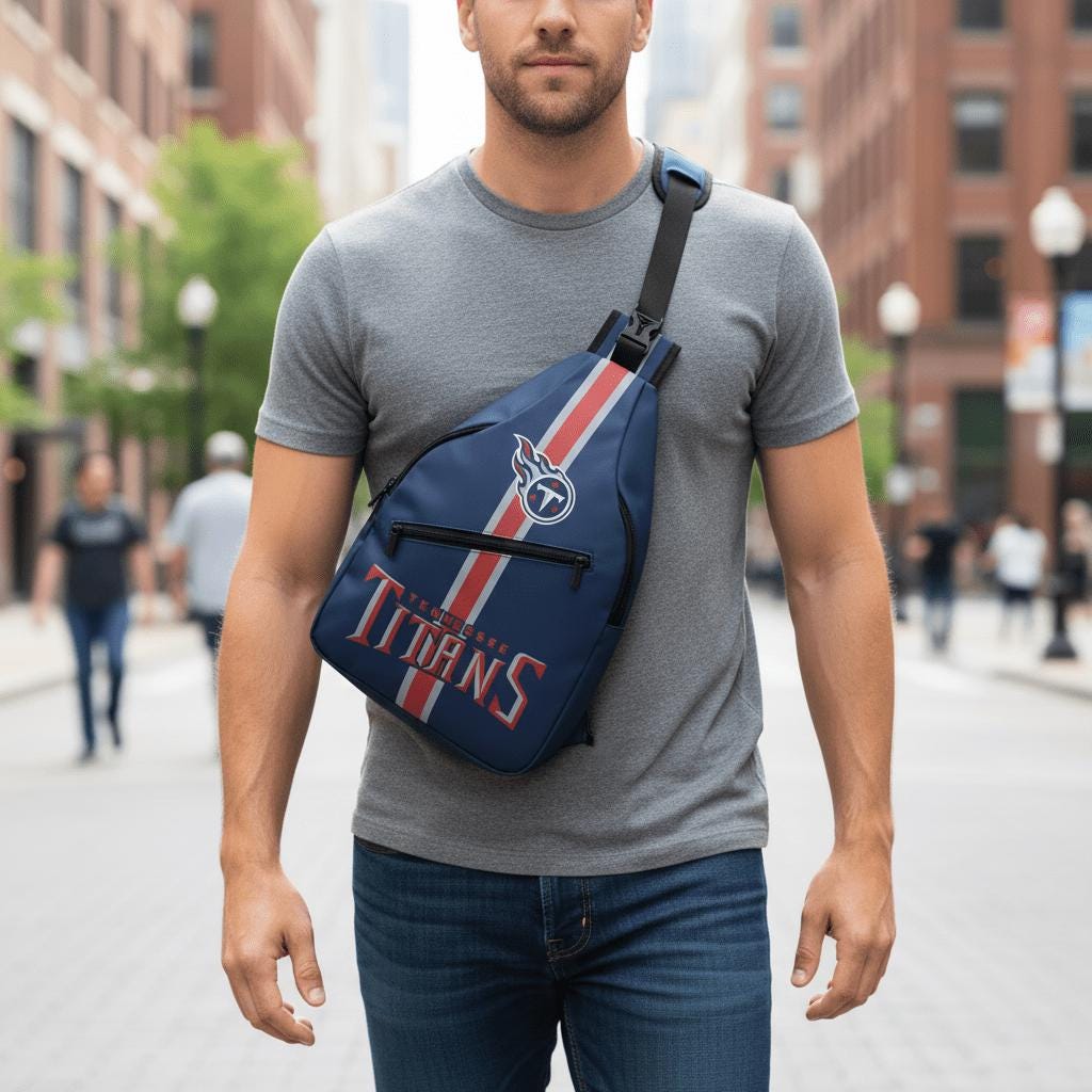 Tennessee Titans Crossbody Sling Bag