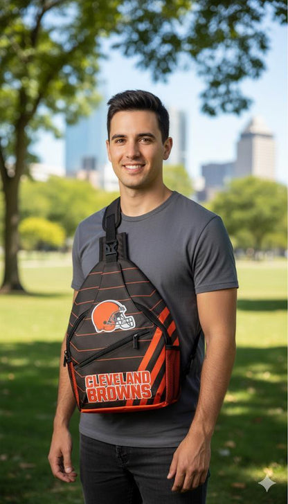 Cleveland Browns Sling Bag: Crossbody Backpack