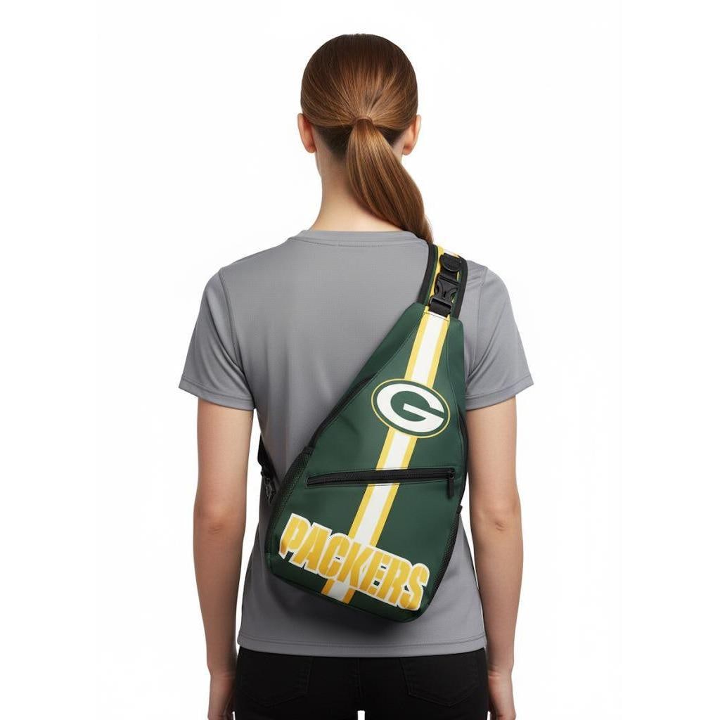 Green Bay Packers Sling Bag: Crossbody Backpack