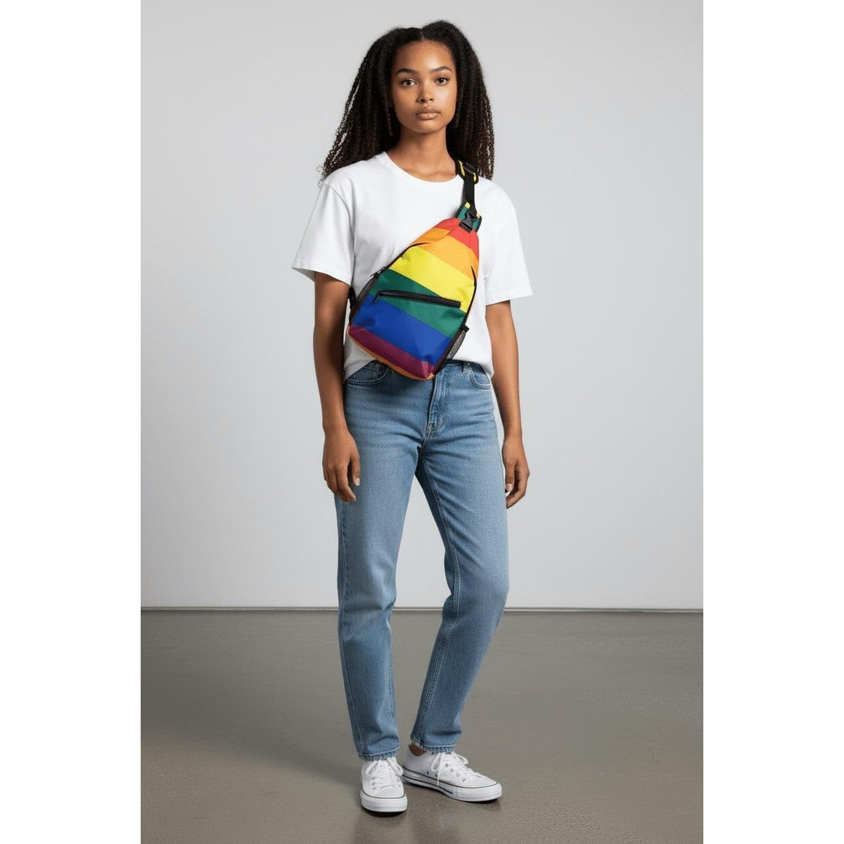 Rainbow Pride Crossbody Sling Bag