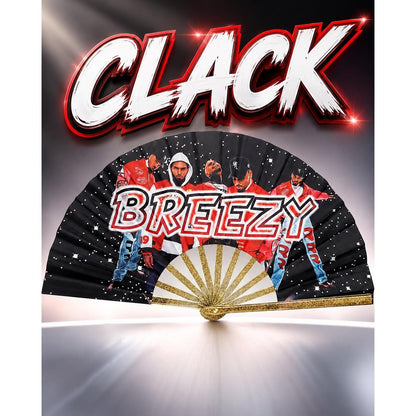 Breezy Clack Fan | Rave & Festival Performance Hand Fan