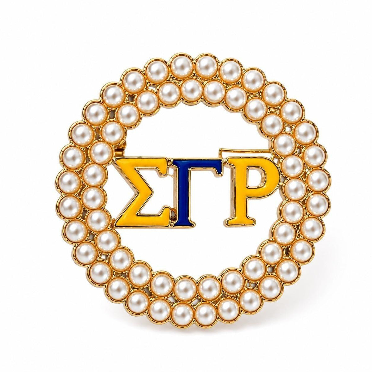 Sigma Gamma Rho Pearl Brooch Pin