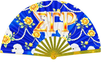 Zeta Phi Beta Clack Fan | Greek Sorority Folding Hand Fan