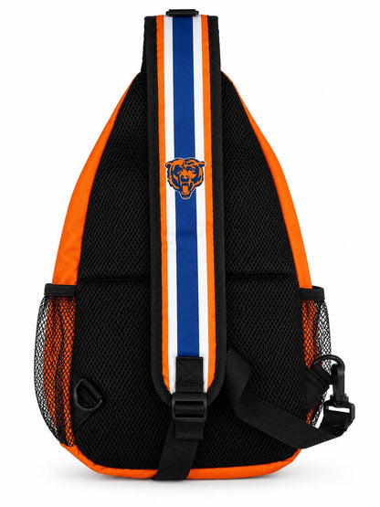 Chicago Bears Crossbody Bag | Adjustable Sling Bag with Mesh Pocket