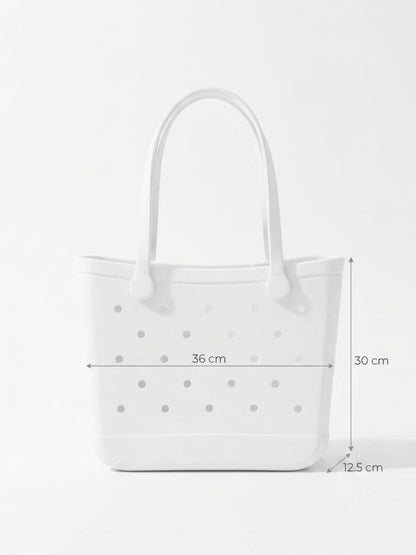 AKA EVA Tote Bag | Pink & Green Travel Beach Bag