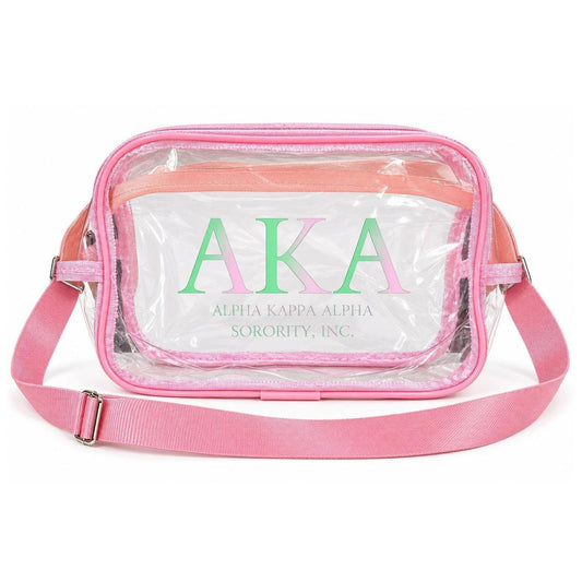 Alpha Kappa Alpha Clear Fanny Pack | Sorority Bag