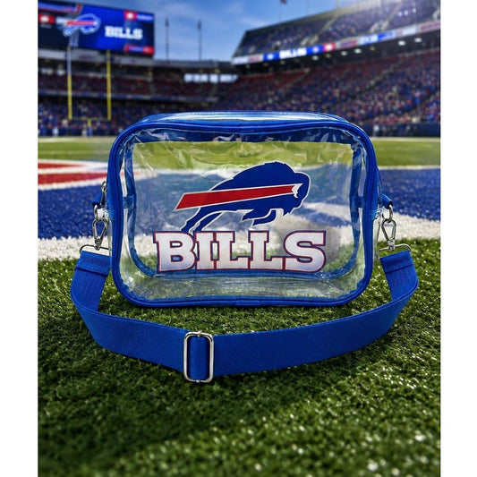 Buffalo Bills Clear Sling Bag, Football Crossbody Bag, Bills Fan Gift