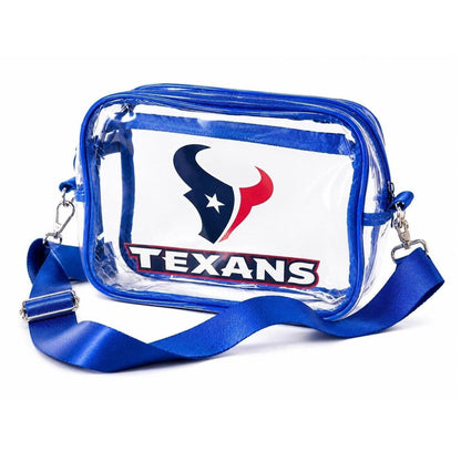 Houston Texans Blue Red Clear Fanny Pack | Game Day Bag