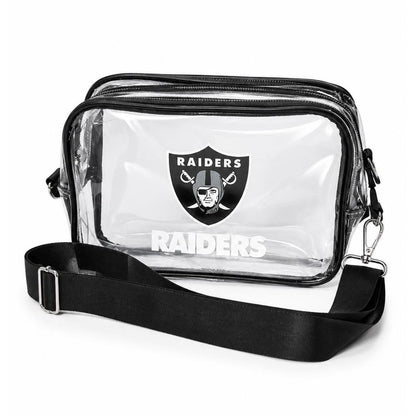 Las Vegas Raiders Black Clear Fanny Pack | Game Day Bag