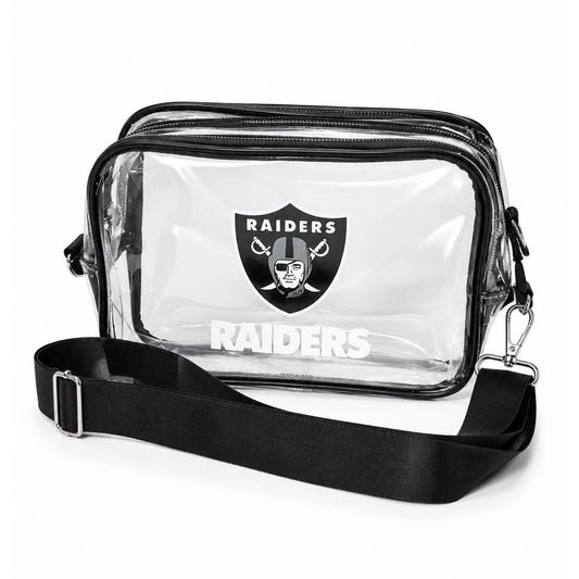 Las Vegas Raiders Black Clear Fanny Pack | Game Day Bag