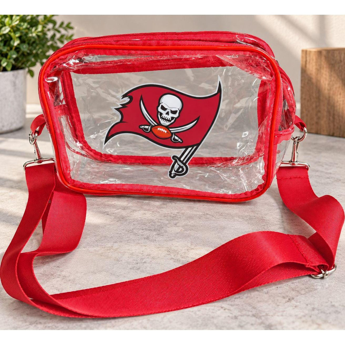 Tampa Bay Buccaneers Red Clear Fanny Pack | Game Day Bag