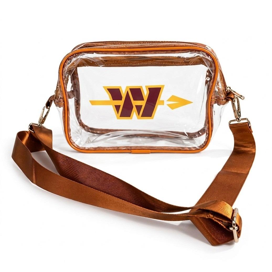 Washington Commanders Brown Clear Fanny Pack | Game Day Bag