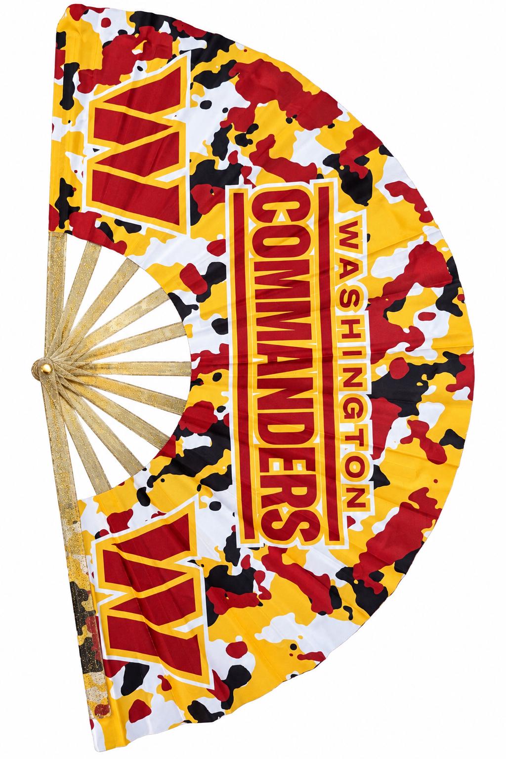 Washington Commanders Clack Fan | NFL Game Day Folding Hand Fan