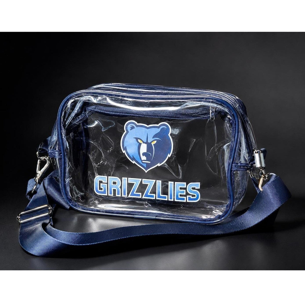 Memphis Grizzlies Clear Sling Bag, Basketball Crossbody Bag, Grizzlies Fan Gift