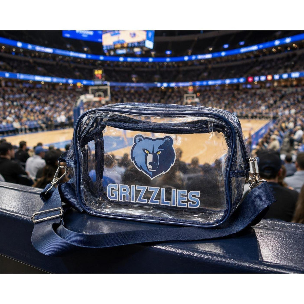 Memphis Grizzlies Clear Sling Bag, Basketball Crossbody Bag, Grizzlies Fan Gift