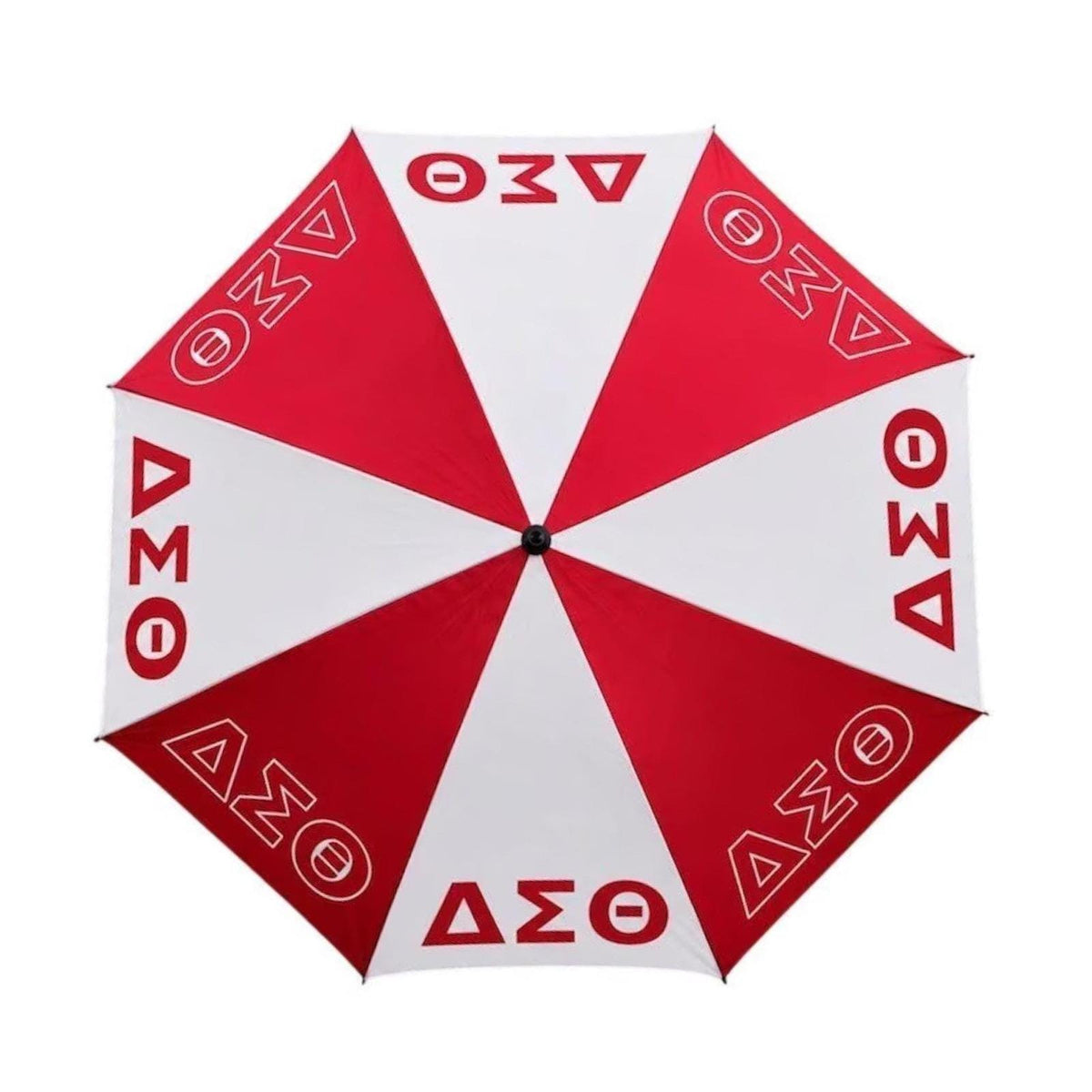 Delta Sigma Theta Golf Umbrella | Red & White Windproof Umbrella