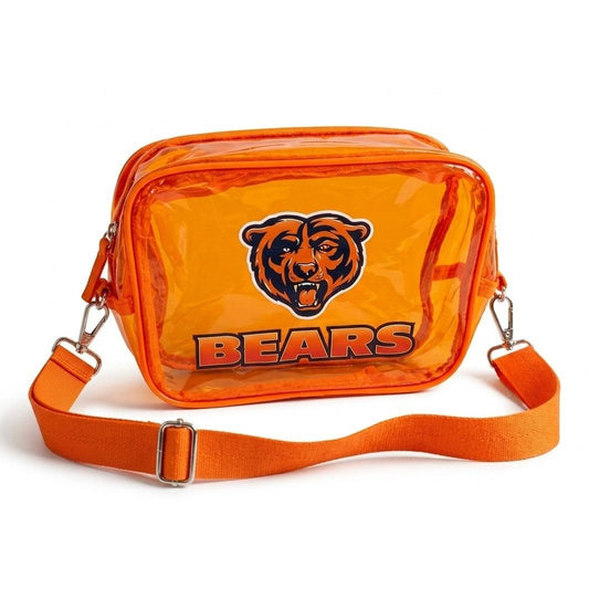 Chicago Bears Orange Clear Fanny Pack | Game Day Bag