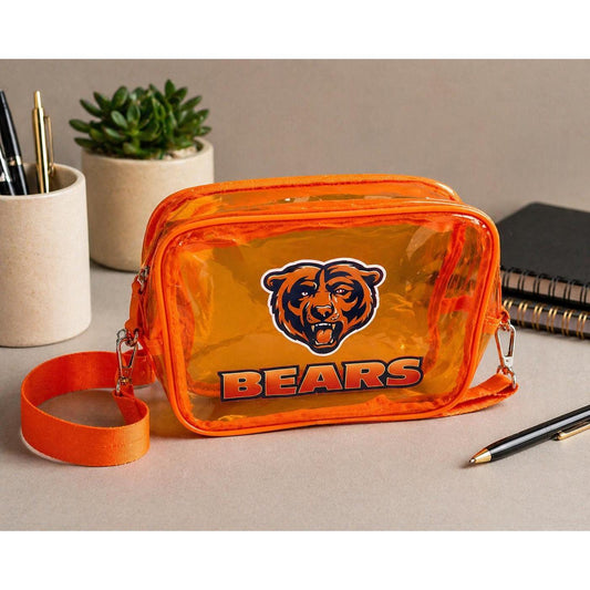 Chicago Bears Orange Clear Fanny Pack | Game Day Bag