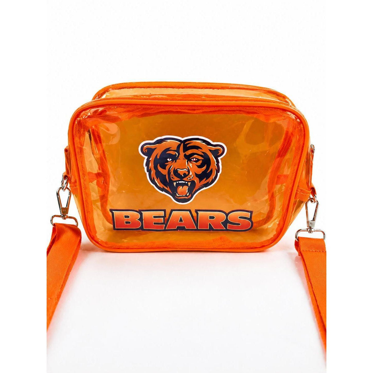 Chicago Bears Orange Clear Fanny Pack | Game Day Bag