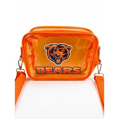 Chicago Bears Orange Clear Fanny Pack | Game Day Bag