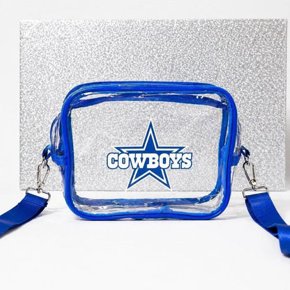 Dallas Cowboys Blue Clear Fanny Pack | Game Day Bag — included in the 3-piece bundle