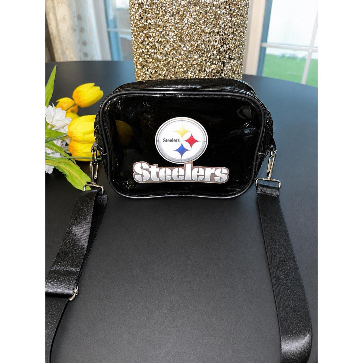 Pittsburgh Steelers Black Clear Fanny Pack | Game Day Bag