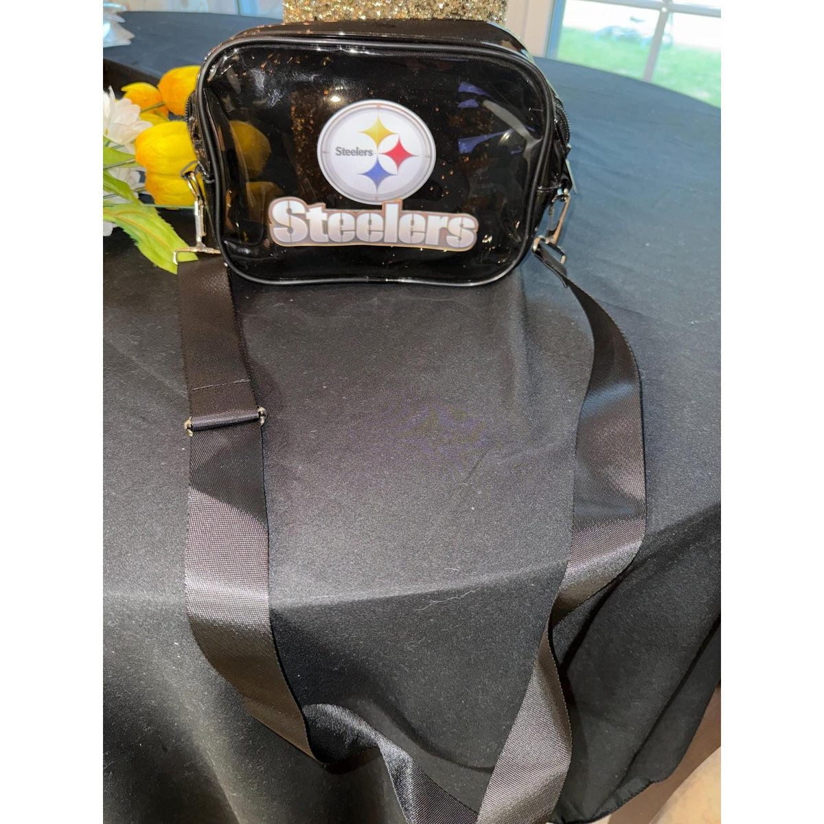 Pittsburgh Steelers Black Clear Fanny Pack | Game Day Bag