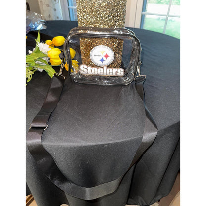Pittsburgh Steelers Black Clear Fanny Pack | Game Day Bag