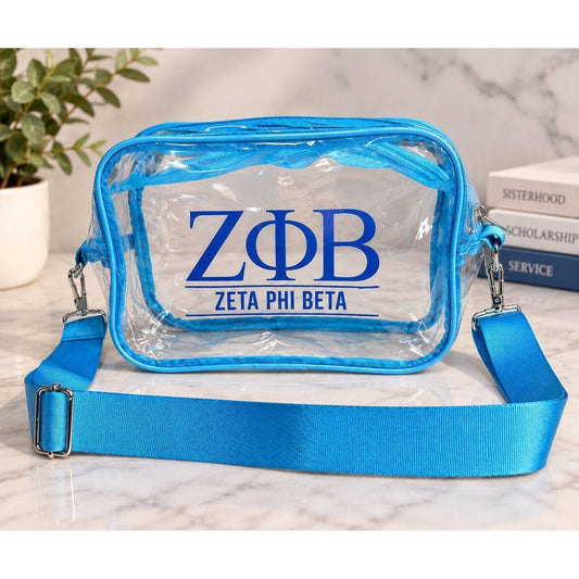 Zeta Phi Beta Fanny Pack | Clear Bag for Sorority Events