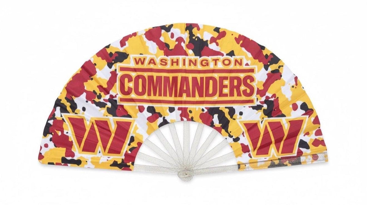 Washington Commanders Clack Fan | NFL Game Day Folding Hand Fan