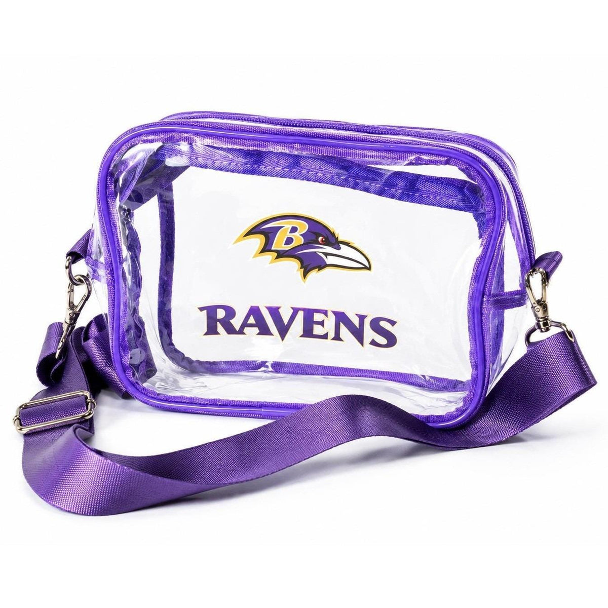 Baltimore Ravens Purple Clear Fanny Pack | Game Day Bag