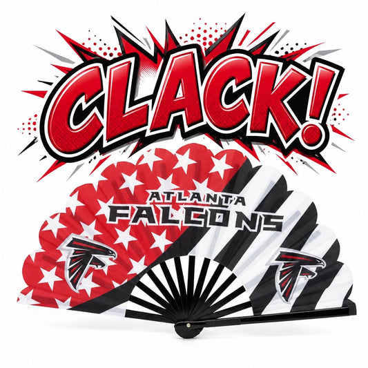 Atlanta Falcons Clack Fan | NFL Game Day Folding Hand Fan