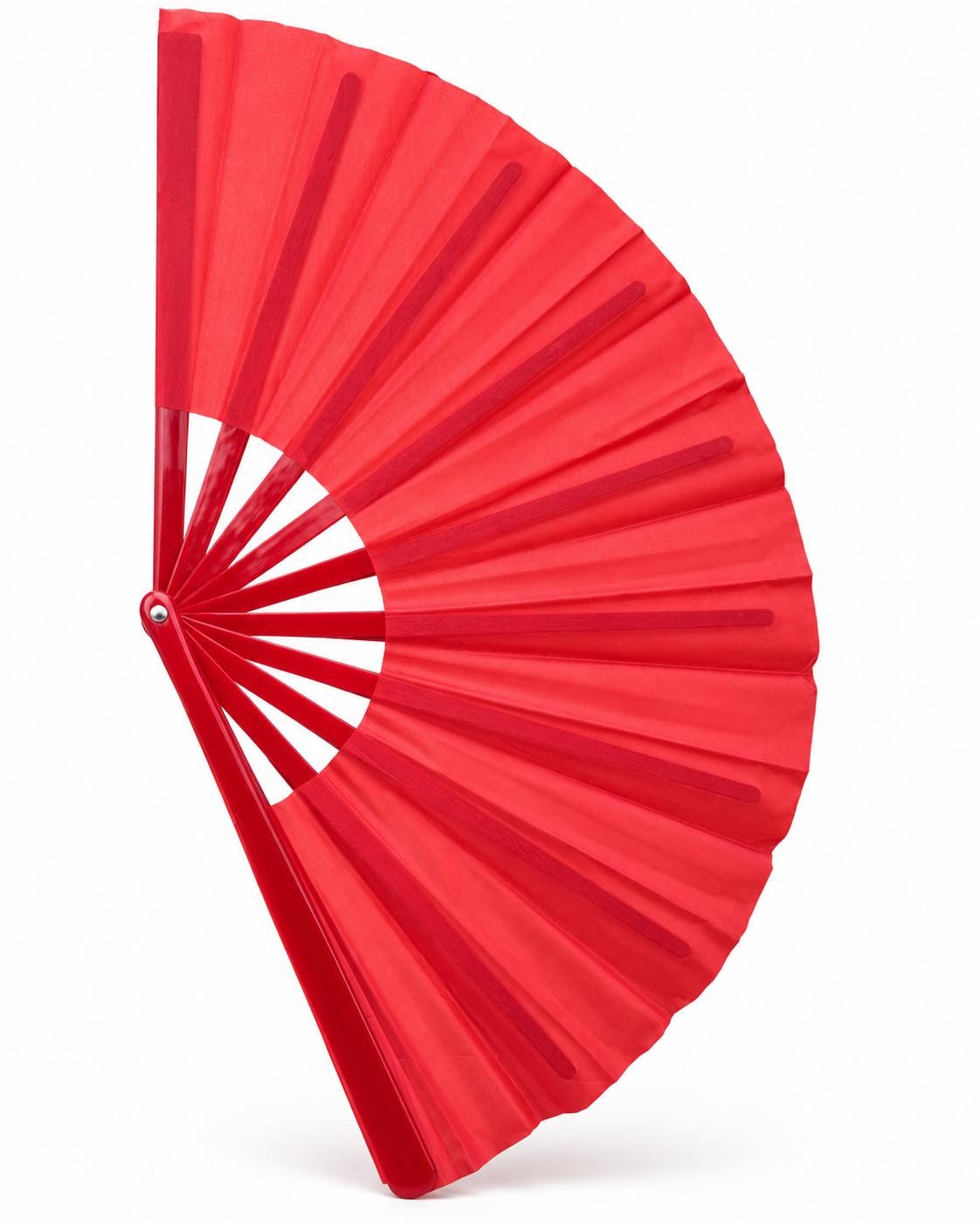 Red Clack Fan | Folding Line Dance & Festival Hand Fan