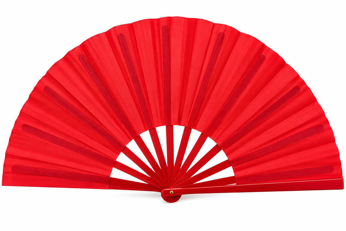 Red Clack Fan | Folding Line Dance & Festival Hand Fan