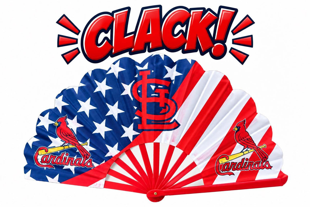 St. Louis Cardinals Clack Fan | MLB Game Day Folding Hand Fan