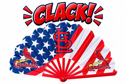 St. Louis Cardinals Clack Fan | MLB Game Day Folding Hand Fan