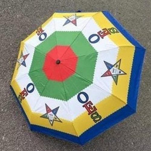 Order of the Eastern Star Folding Umbrella | Colorful Travel Umbrella