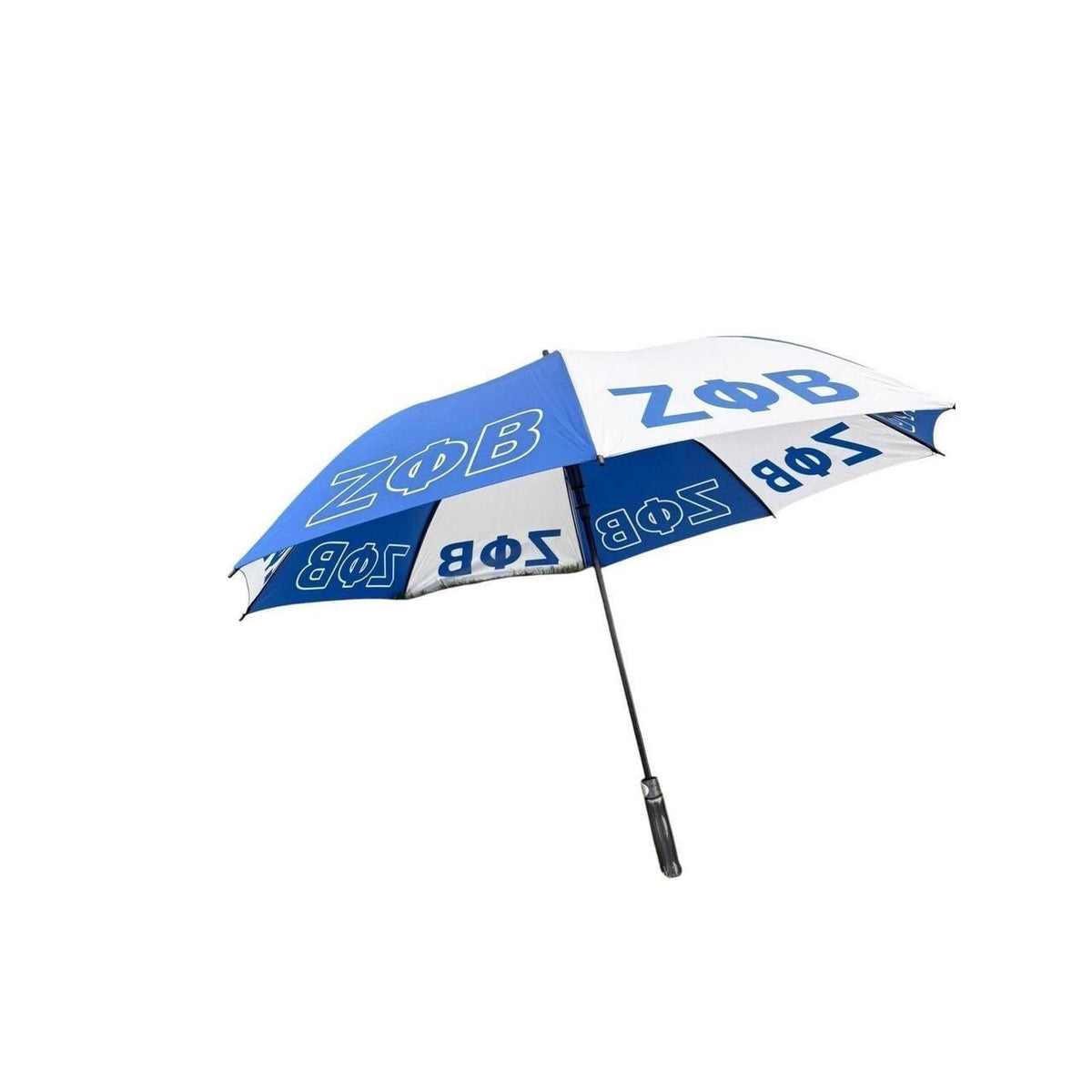 Zeta Phi Beta Large Umbrella ZΦΒ Blue White Golf Sorority Rain Umbrella
