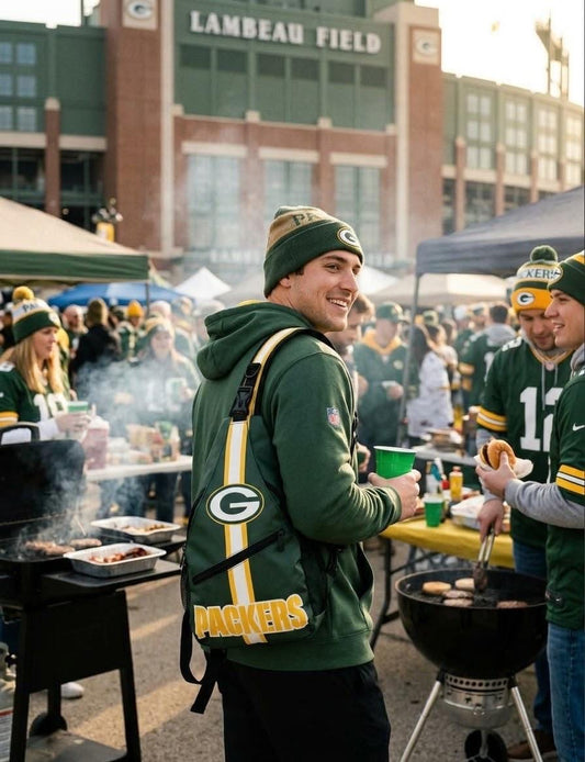 Green Bay Packers Sling Bag | NFL Game Day Crossbody Bag