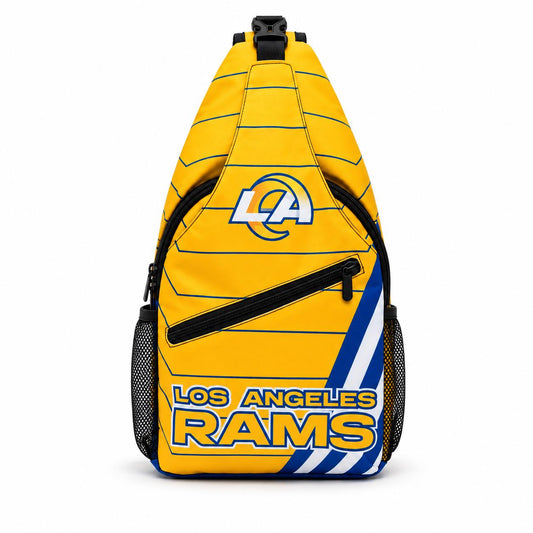 Los Angeles Rams Yellow Sling Bag | Adjustable Football Crossbody Bag