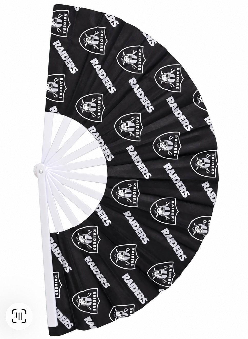 Las Vegas Raiders Clack Fan | NFL Game Day Folding Hand Fan
